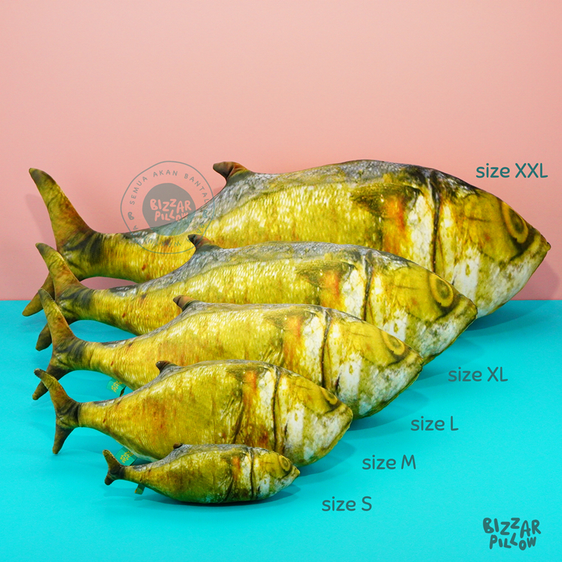 Bizzarpillow Bantal Ikan Asin Size S BZ069
