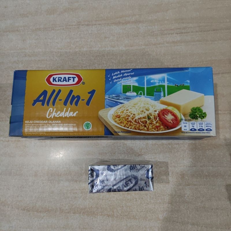

Keju Kraft All In 1 Repack 250 gr