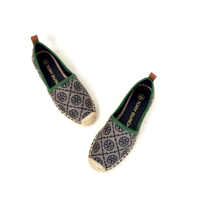 TB T Monogram Espadrilles