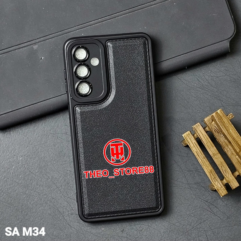 SAMSUNG A23 4G CASE LEATHER PRO BLACK SAMSUNG A23 4G