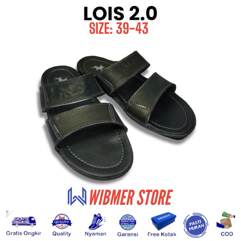 SANDAL KULIT SLIP ON PRIA / SANDAL KULIT SLOP MURAH / SANDAL KULIT SLIPN ON MURAH PRIA
