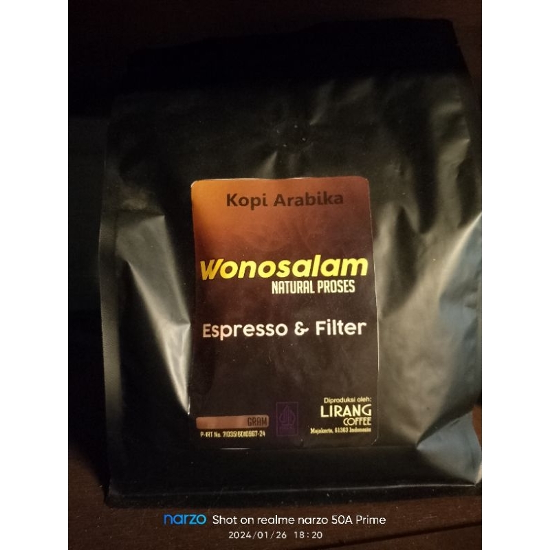 

Arabika Wonosalam Natural