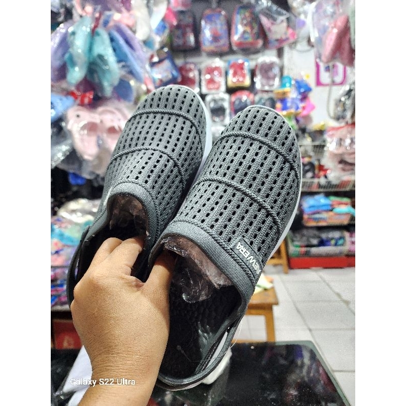 Sepatu Sandal Tali / Slop Karet New Era MB-6024 Casual Pria Dewasa