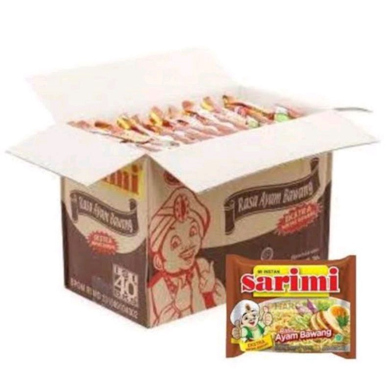 

Sarimi 1 dus / Mie Sarimi Ayam bawang 1 dus isi 40