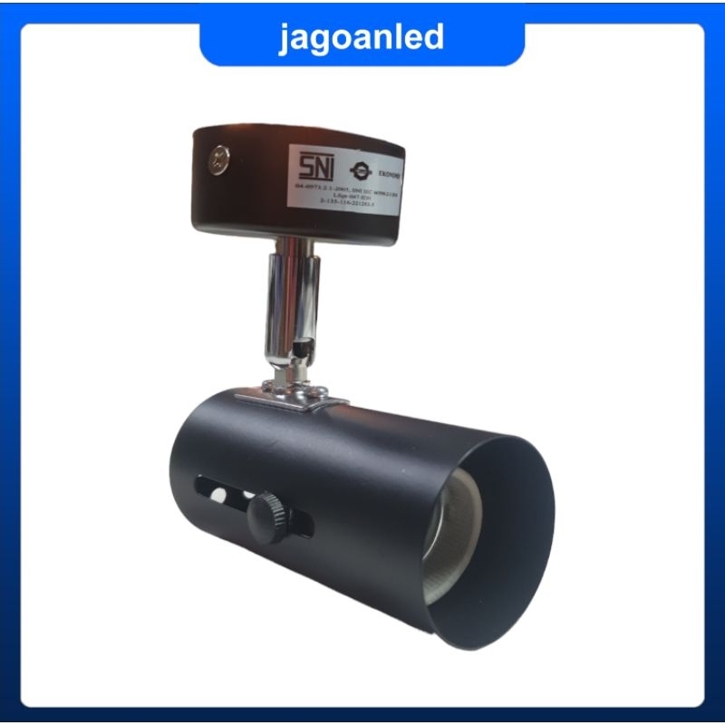 Kap Lampu Plafon E27 Spotlight Kap Lampu Sorot Fitting E27 Tempel