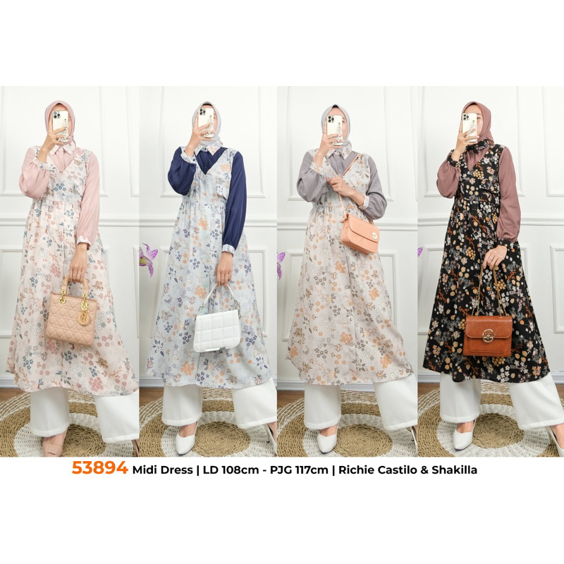 ADIBA MIDI DRESS KOREA ORI BY EXTU 53894
