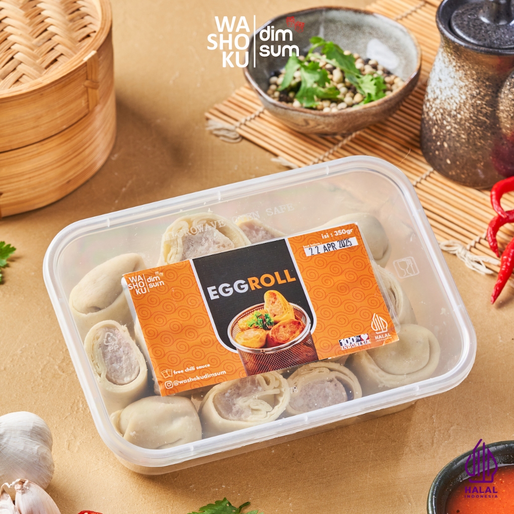 

CRISPY EGG ROLLS PAX (350 gr) HOKBEN SNACK ANAK - WASHOKU DIMSUM HALAL