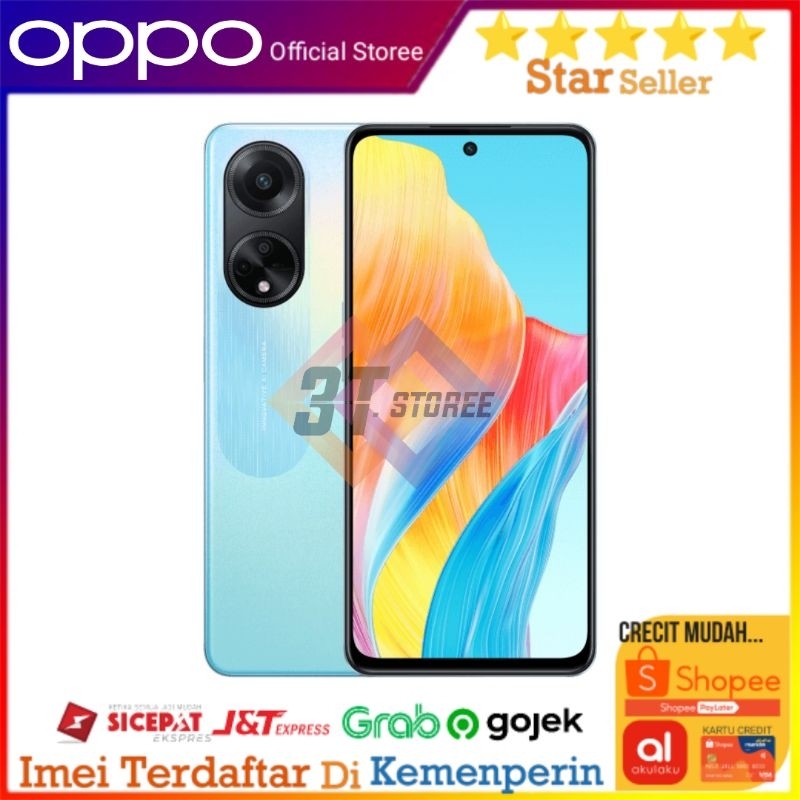 **PROMO** OPPO A98 5G RAM [8/256GB] [8/256GB] NFC, 64MP Camera, 5000Mah Baterai, Snapdragon 695 5G O