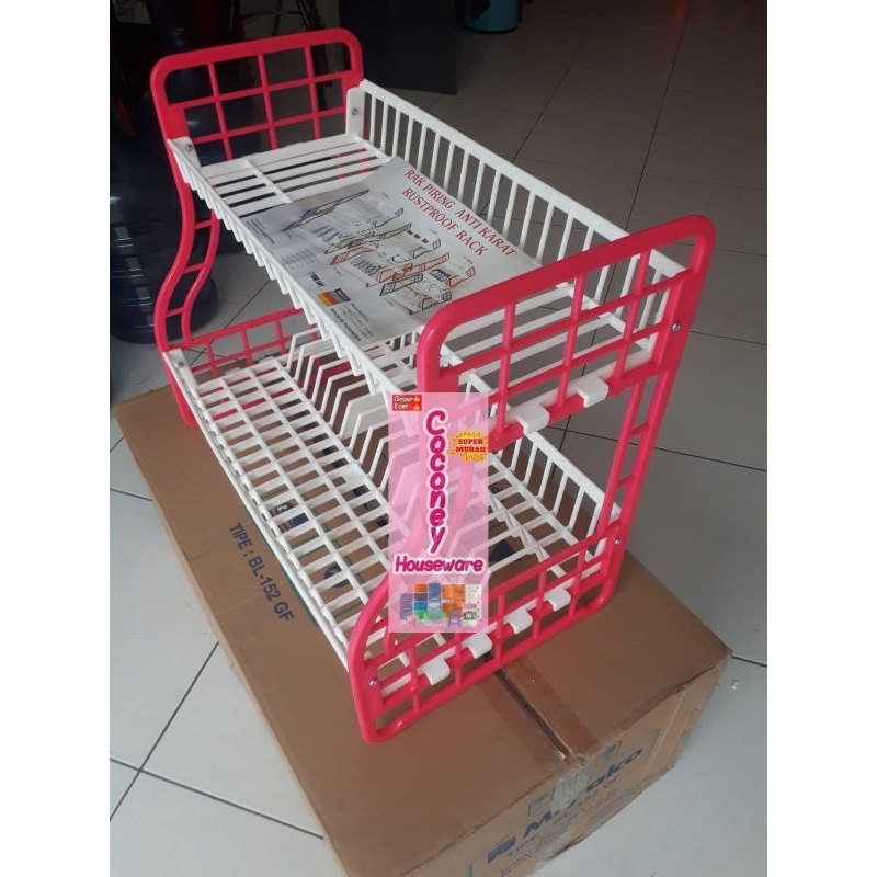 Rak Piring Nagata / Rak Piring Plastik Nagata / Rak Dapur / Rak Piring Good Quality
