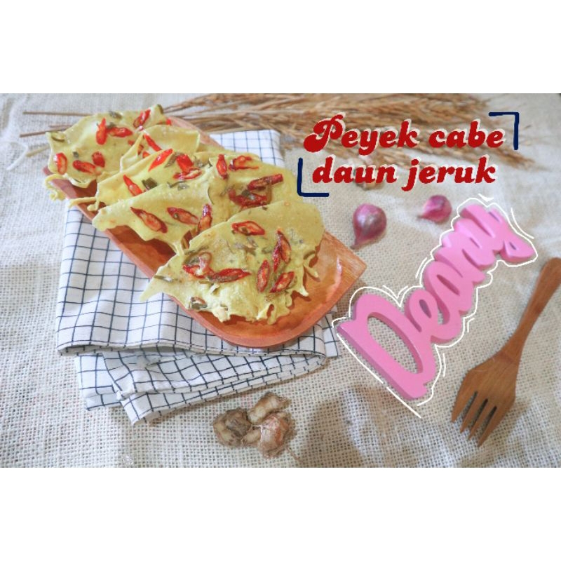 

Peyek Cabai Daun Jeruk 250gr