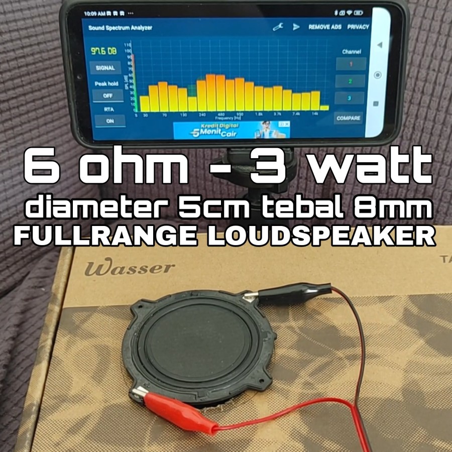 LOUDSPEAKER 6ohm 3Watt 2inch 5cm 6 ohm 6R SPEAKER MP3 TV ex LG Samsung