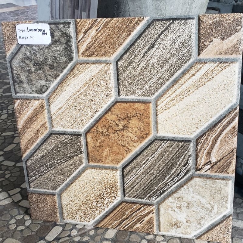 Keramik Lantai Kasar 50x50 Uno Luxembung BN Pare Kediri