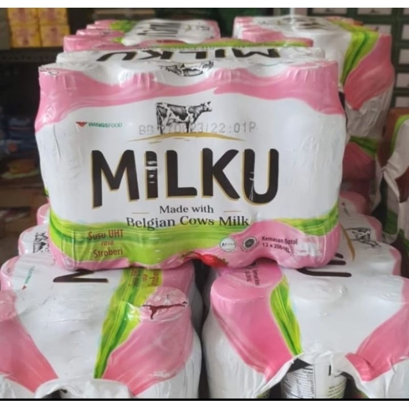 

Milku stroberi 1 dus isi 12 botol @ 200 ml