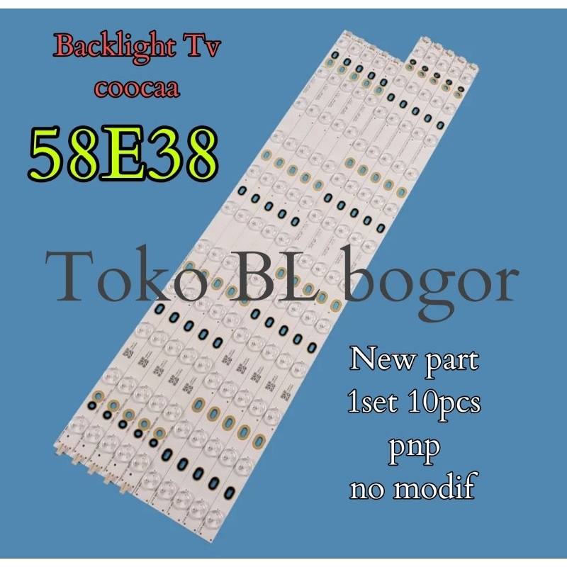 Lampu led bl backlight tv coca coocaa 58e38