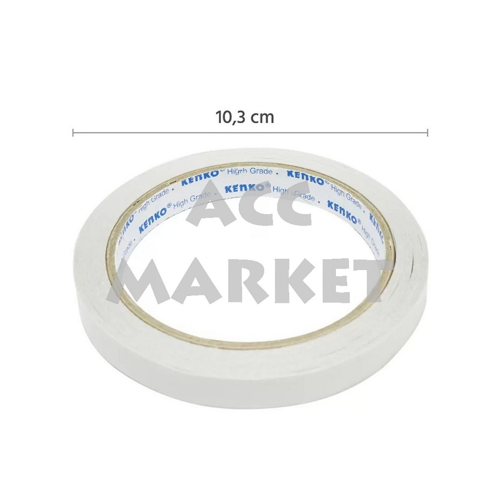 

Double Tape Kenko 1/2 Inch 12mm x 15 Yard Isolasi