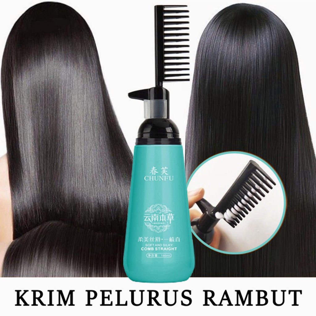 krim pelurus rambut permanen Masker pelurus rambut Hair Mask Hair Straightener Cream Cream Pelurus Rambut Laki-Wanita