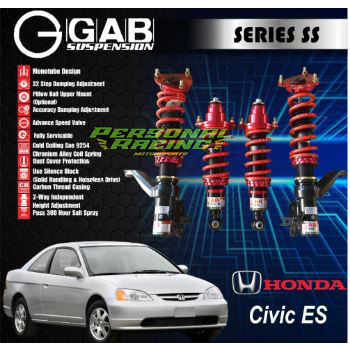 Aksesoris Suspensi Shockbecker Per Coilover GAB SS Series H. Civic ES