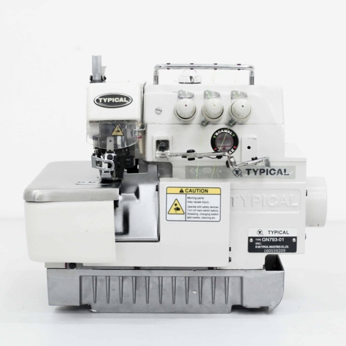 TYPICAL GN-793 Mesin Obras Neci Industrial Benang 3 Overlock Sewing Machine