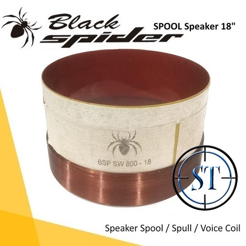 Spull Blackspider / Voice Coil BS SW 800 18 18" / Spool Speaker 18 Inch Black Spider 100MM Spol 18in