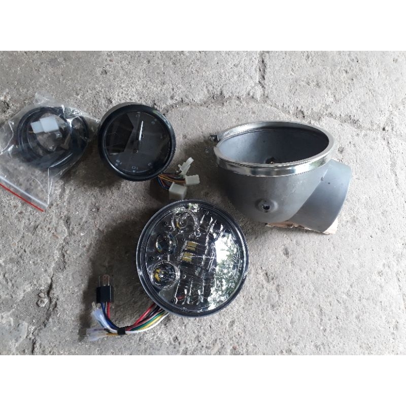 Batok lampu yl full pres set daymaker sepedo digital