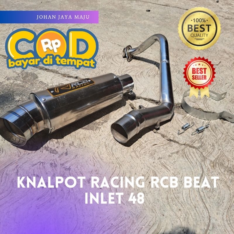 Knalpot RCB Beat Knalpot Racing RCB buat beat fi, beat esp, beat karbu, beat pop, beat street, beat 