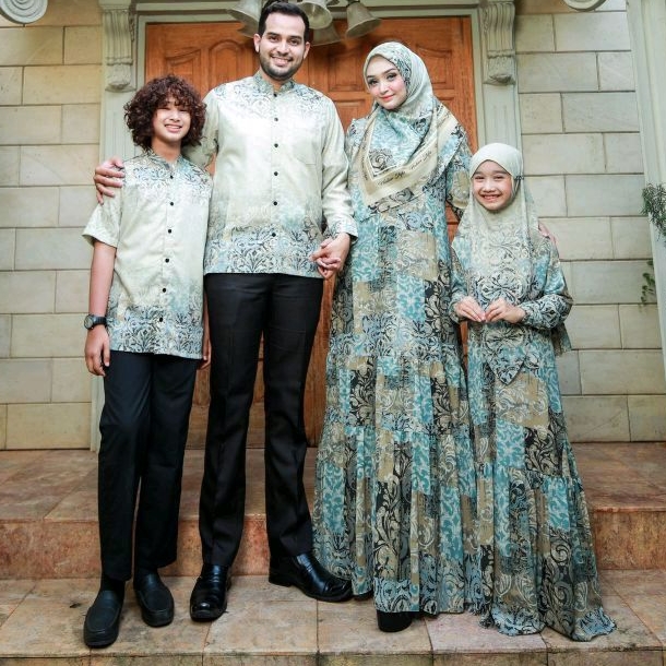 Sarimbit Koko Gamis Haliza Zifana 24 Premium| Abaya Haliza| Haliza Style| Abaya printing gamis lebar