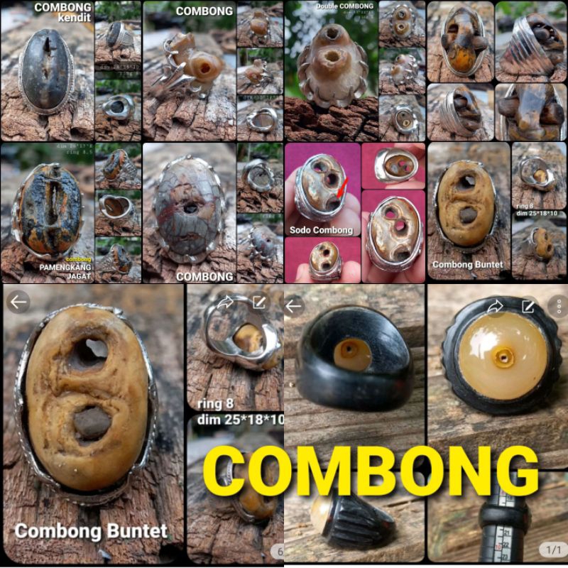 batu akik COMBONG unik