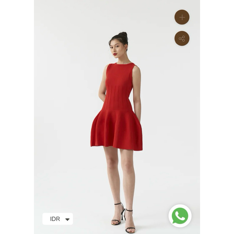 Duma trixie dress red