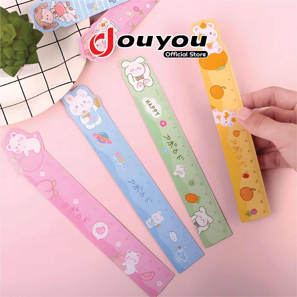 

Penggaris Lentur Flexibel 15 Cm Motif Lucu Pengaris Anak Anti Patah Ruler ATK015
