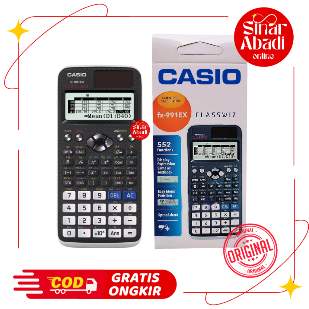 

KALKULATOR / SCIENTIFIC CALCULATOR CASIO FX-991 EX