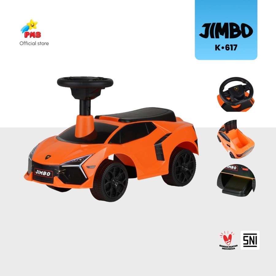 Mainan Mobil Anak Ride On Tolocar Jimbo K 617 PMB