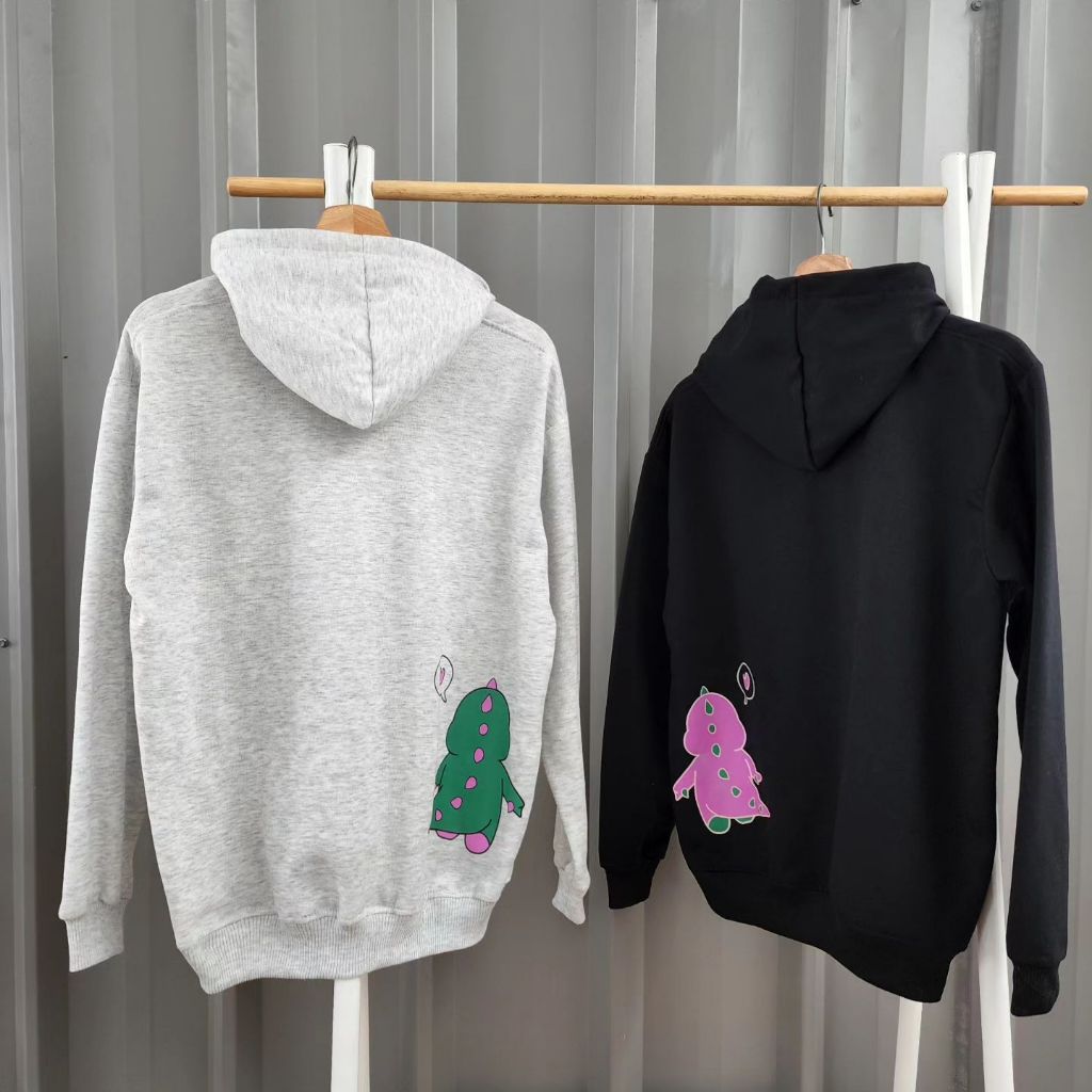 ( isi 2 pcs ) Jaket couple pasangan terbaru DINO LOVE COUPLE / sweater couple pasangan atasan crewne