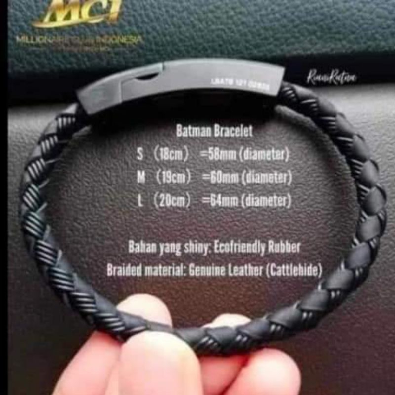 GELANG BATMAN MCI ORIGINAL 100% SEGEL (PROMO)