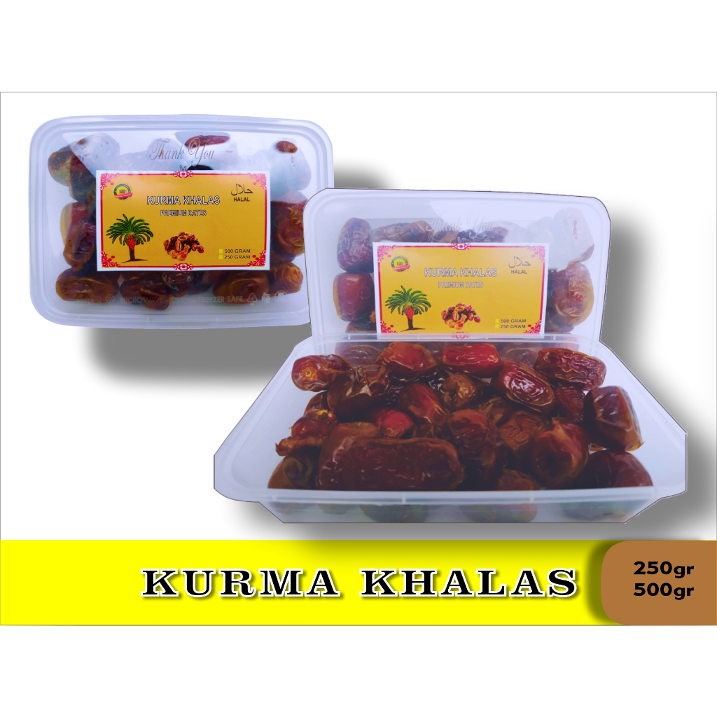 

Kurma Sa'ad Khalas 250gram dan 500gram