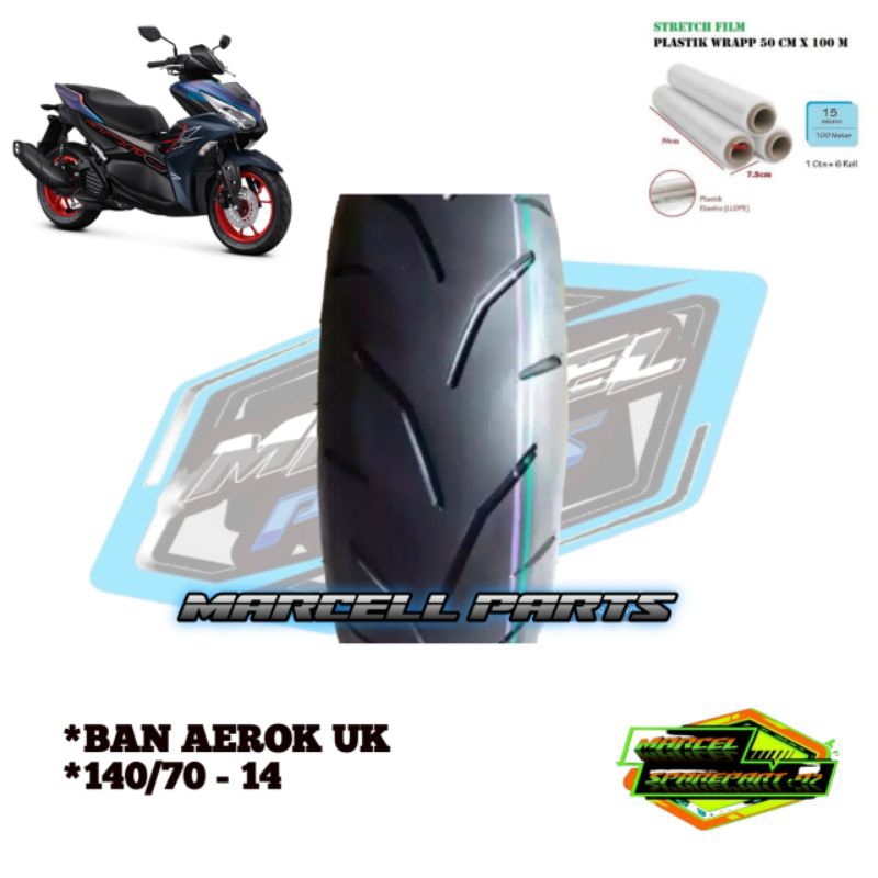 BAN BELAKANG COPOTAN AEROX MEREK IRC UKURAN 130/70 - 14 BAN BELAKANG COPOTAN YAMAHA AEROX MEREK IRC