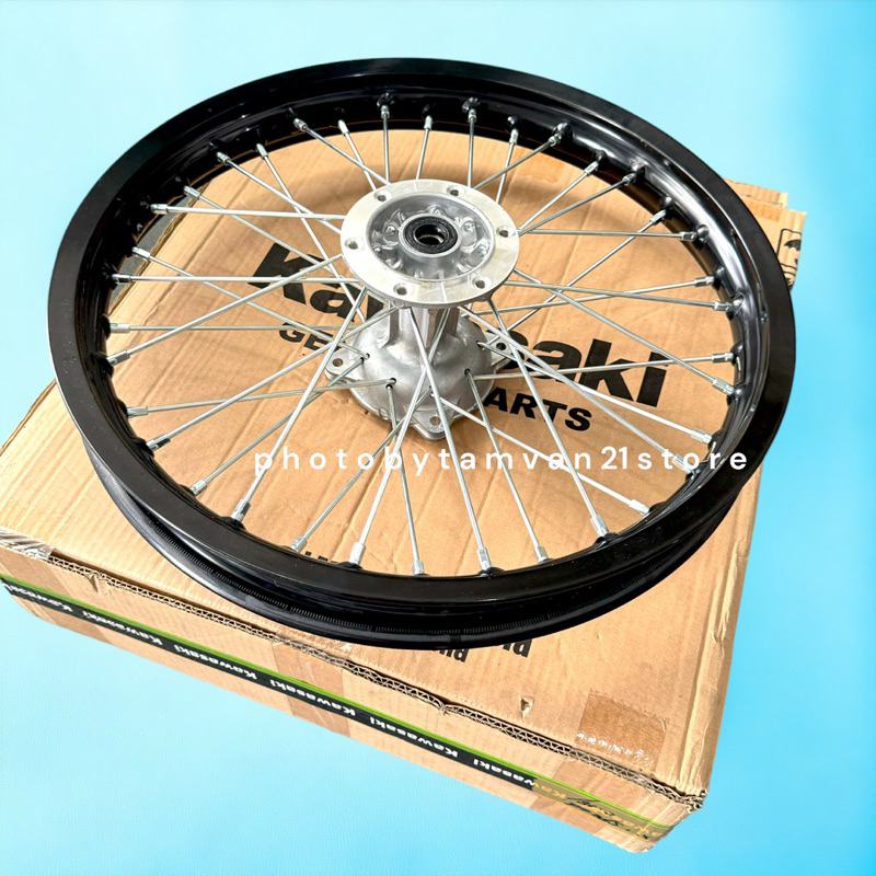 WHEEL SUB ASSY VELG JARI-JARI BELAKANG HITAM KLX150F KLX 150 ORIGINAL