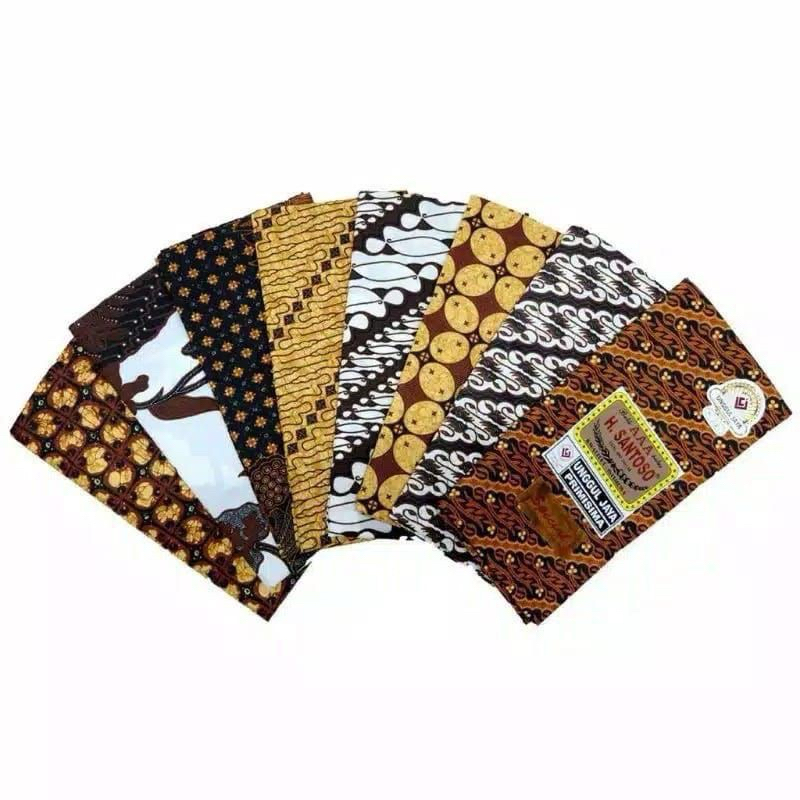 Kain jarik panjang / tapih bahalai merk H . santoso