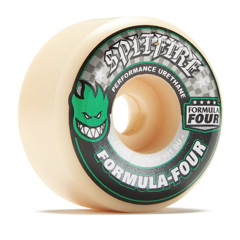 Spitfire Wheel F4 Conical Green Print 54mm 101D