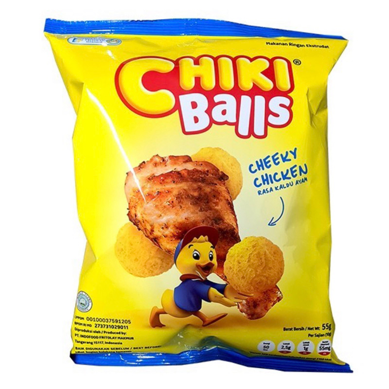 

Chiki Snack Balls Cheeky Chicken 55 gram