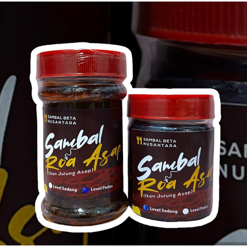 

Sambal Roa Asap / Sambel Roa Premium / Sambal Ikan Julung