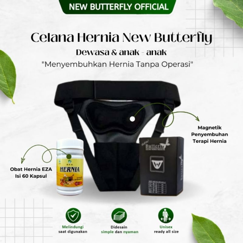 Celana Hernia Magnetik New Butterfly & Obat Hernia Eza Menyembuhkan Hernia Tanpa Operasi