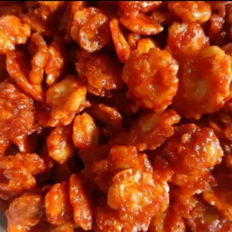 

Emping melinjo pedas manis 500Gr/Emping gepuk