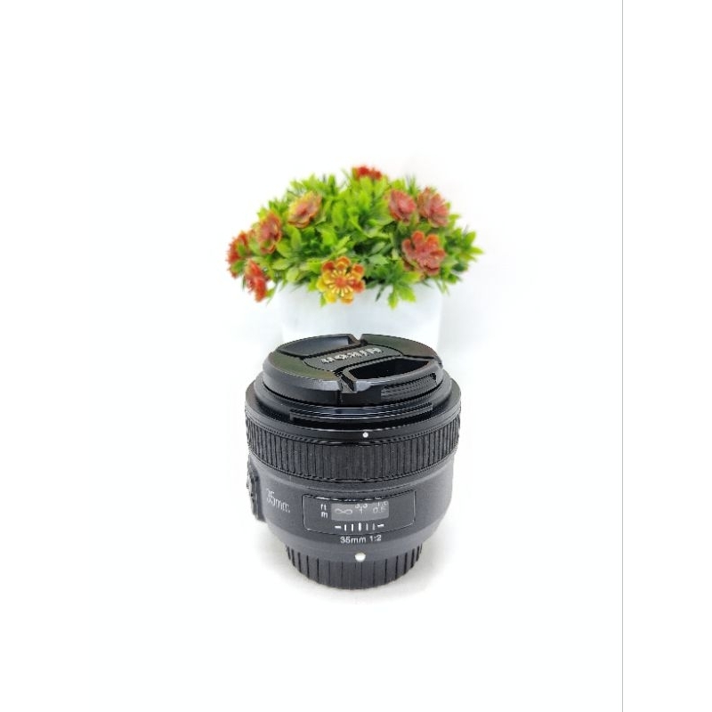LENSA FIX YONGNOU 35mm F2 for NIKON FULSET LIKE NEW TERMURAH