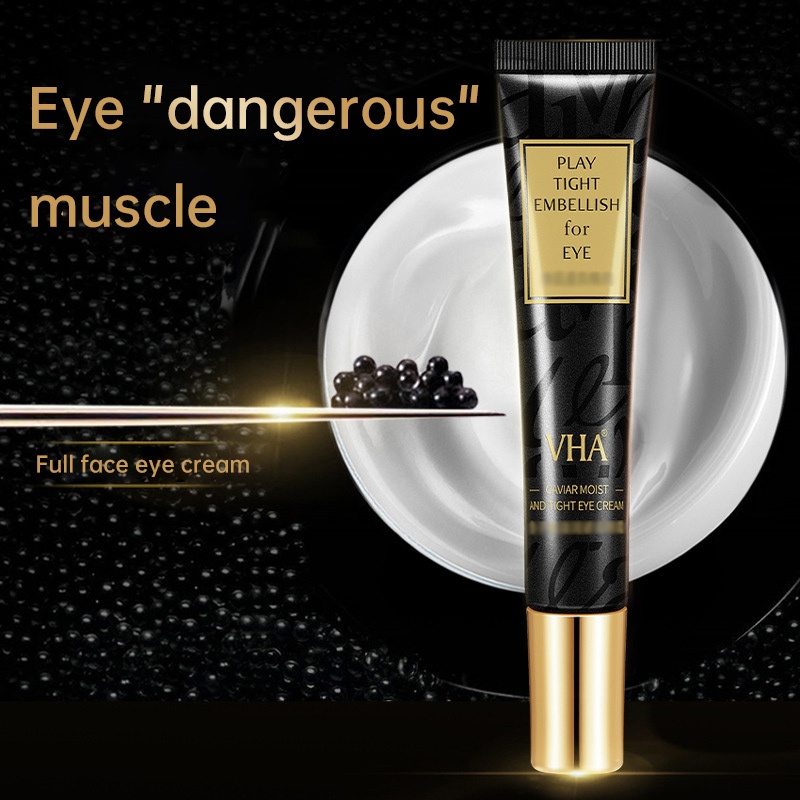 [COD]VHA Caviar Krim Mata Pelembab Krim Mata Pencerah Lingkaran Hitam Memperbaiki Krim Mata-KY