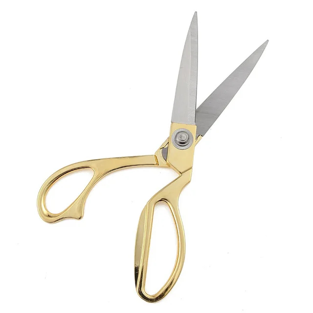 

Alat Gunting Kain Dengan Gagang Emas / Gunting Kain Bahan / Pemotong Kain / Gunting Serbaguna / Gunting K36 K37 K38
