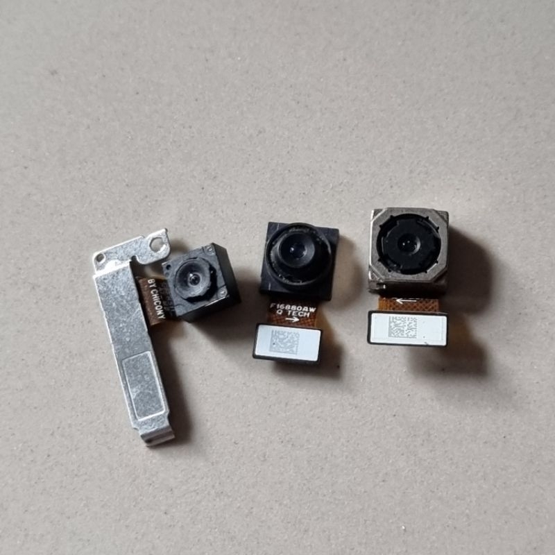 Camera kamera depan belakang 1 set  Asus Zenfone 4 Max pro zc554kl normal oke siap rakit joss bening