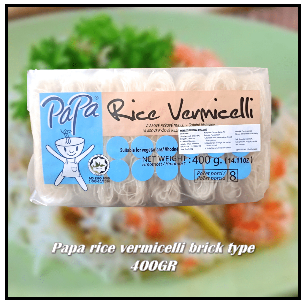 

Papa rice vermicelli brick type 400g