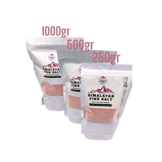 

Garam Himalaya Pink Salt Organic//Original Premium 1 Kg NON GMO