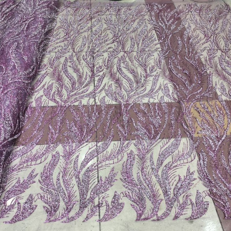 kain tile sugar candy crush / tile gliter sugar candy crush (harga per setengah meter)