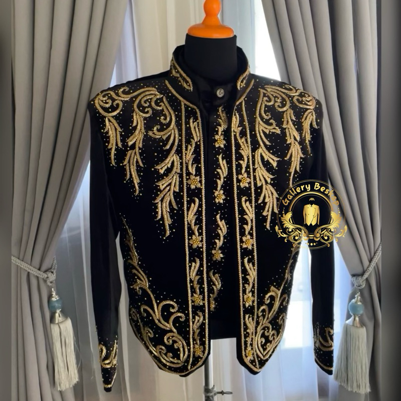 Beskap pengantin bludru / beskap pengantin jawa / beskap solo